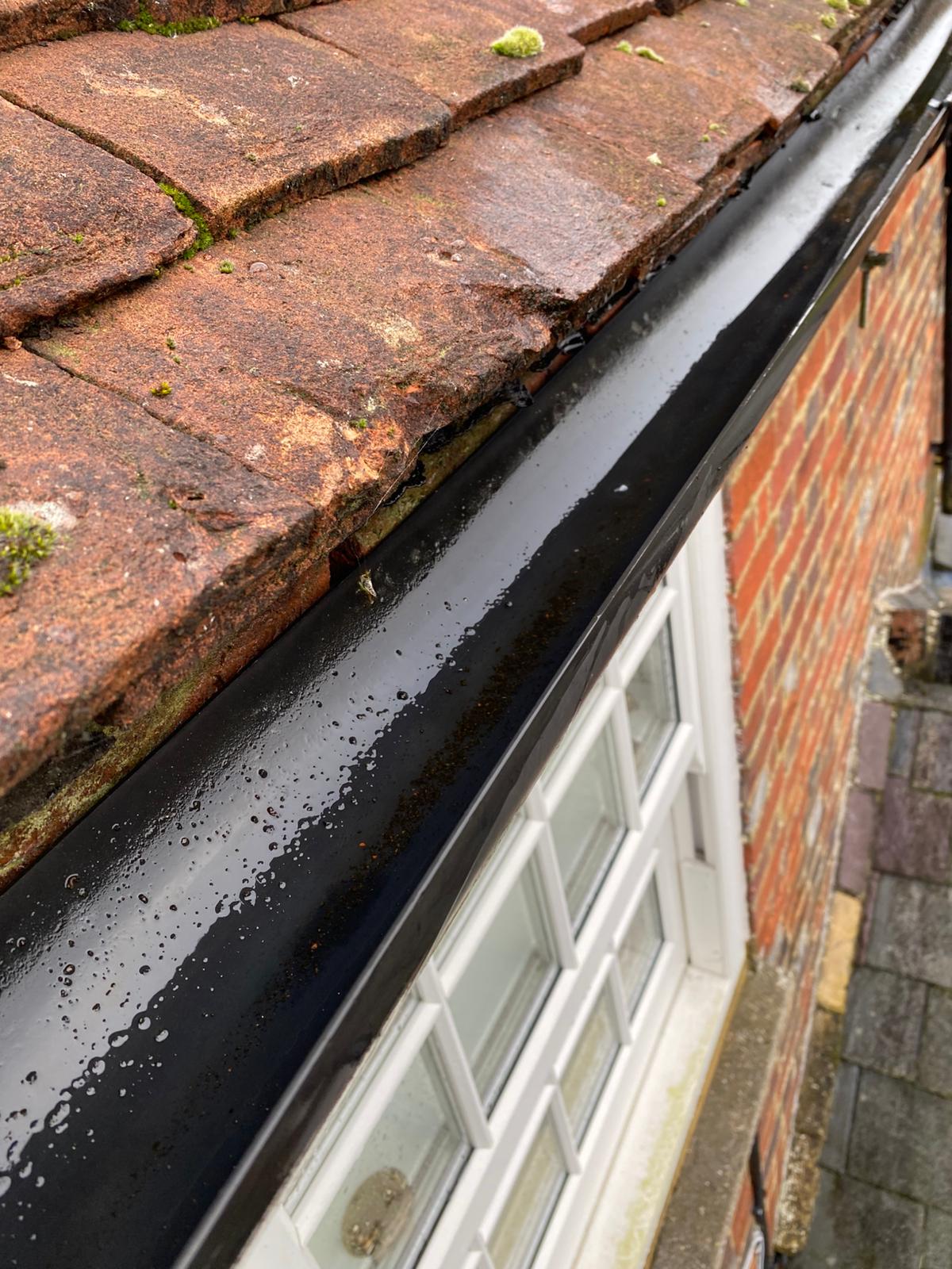 gutter cleared  - Lemsford Gutter Clearance is the solution!